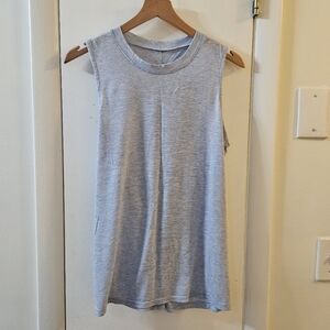 POOF baby blue muscle tank
